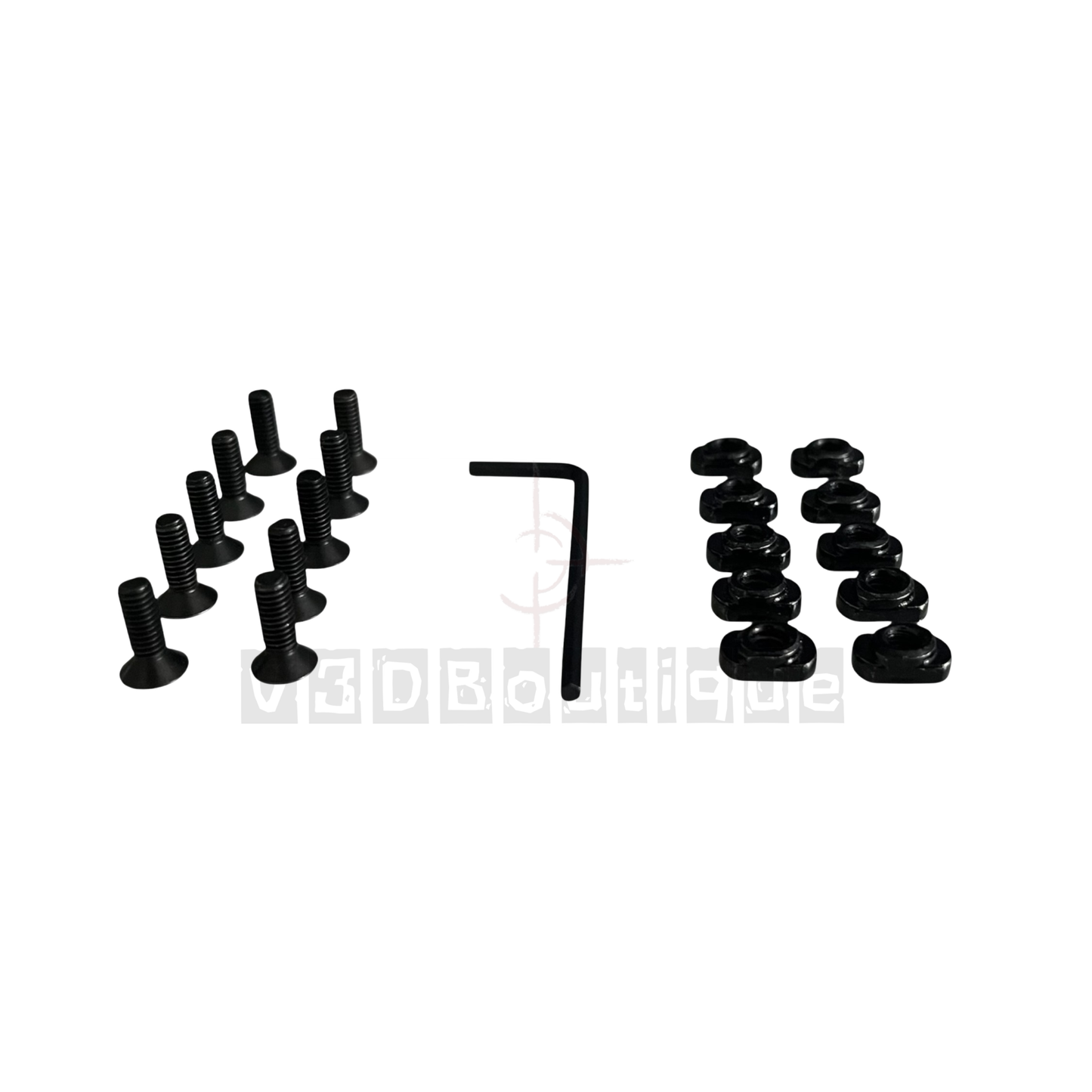 10 pièces / M-LOK vis et écrou, fusil, pistolet, accessoires