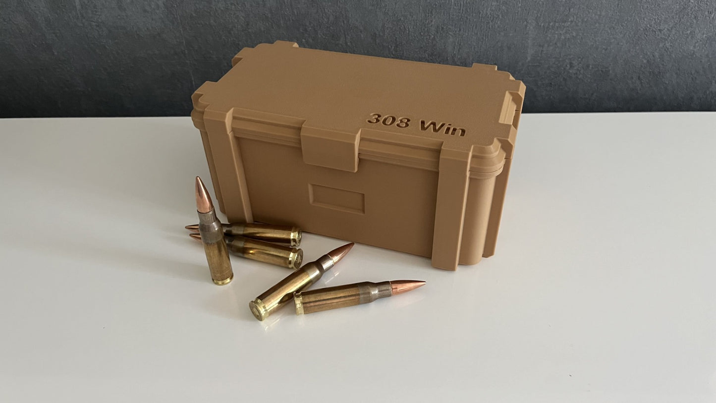 boite pour munitions calibre 308 win
