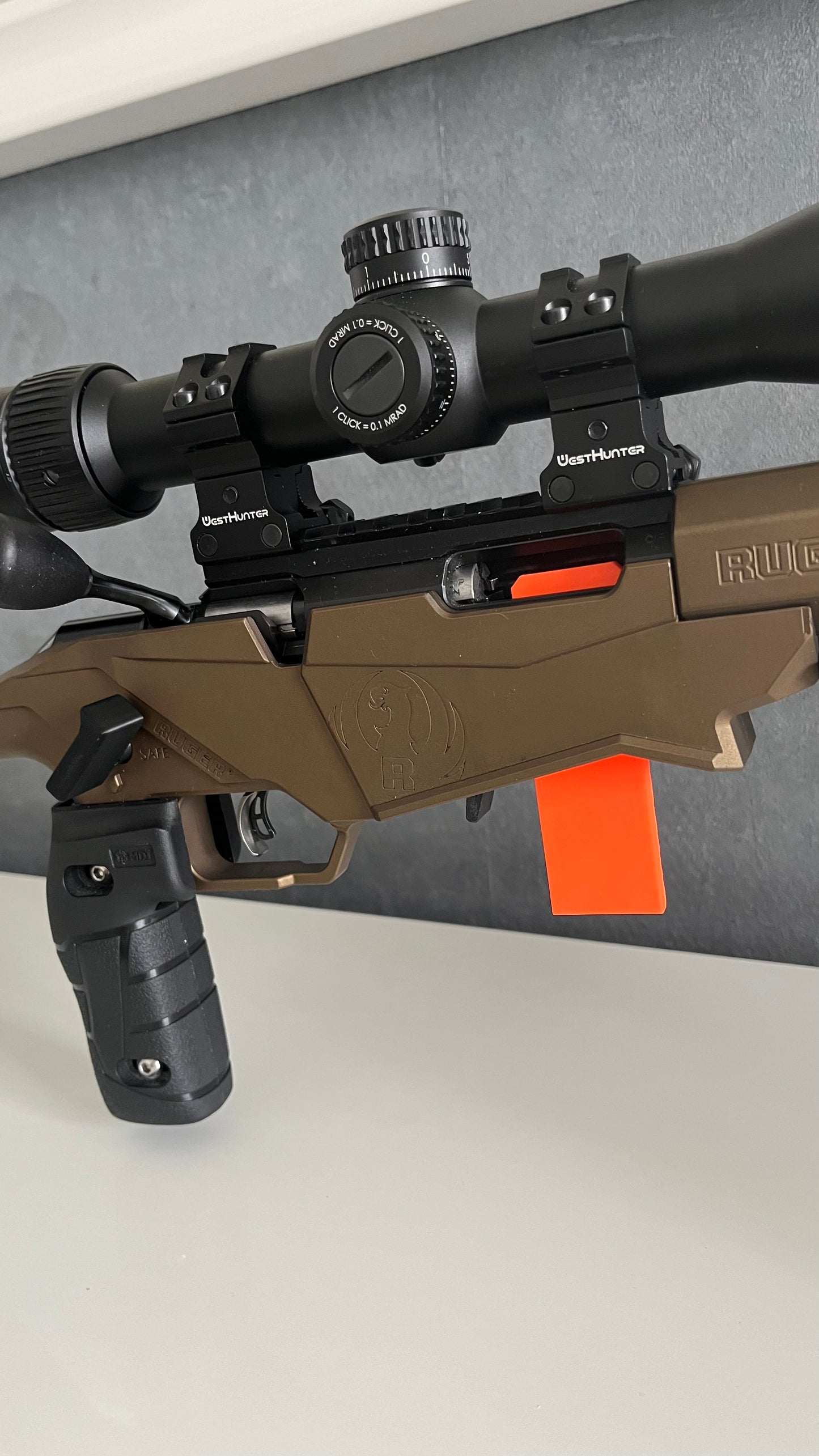 CHARGEUR DE SÉCURITÉ RUGER BX-10 22lr orange