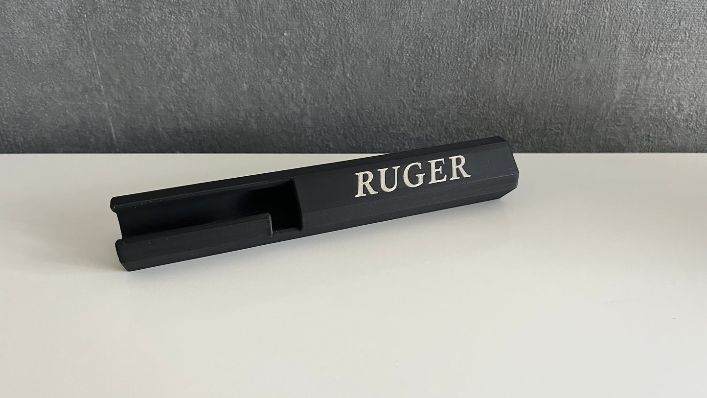 Etui de culasse Ruger Noir & Or