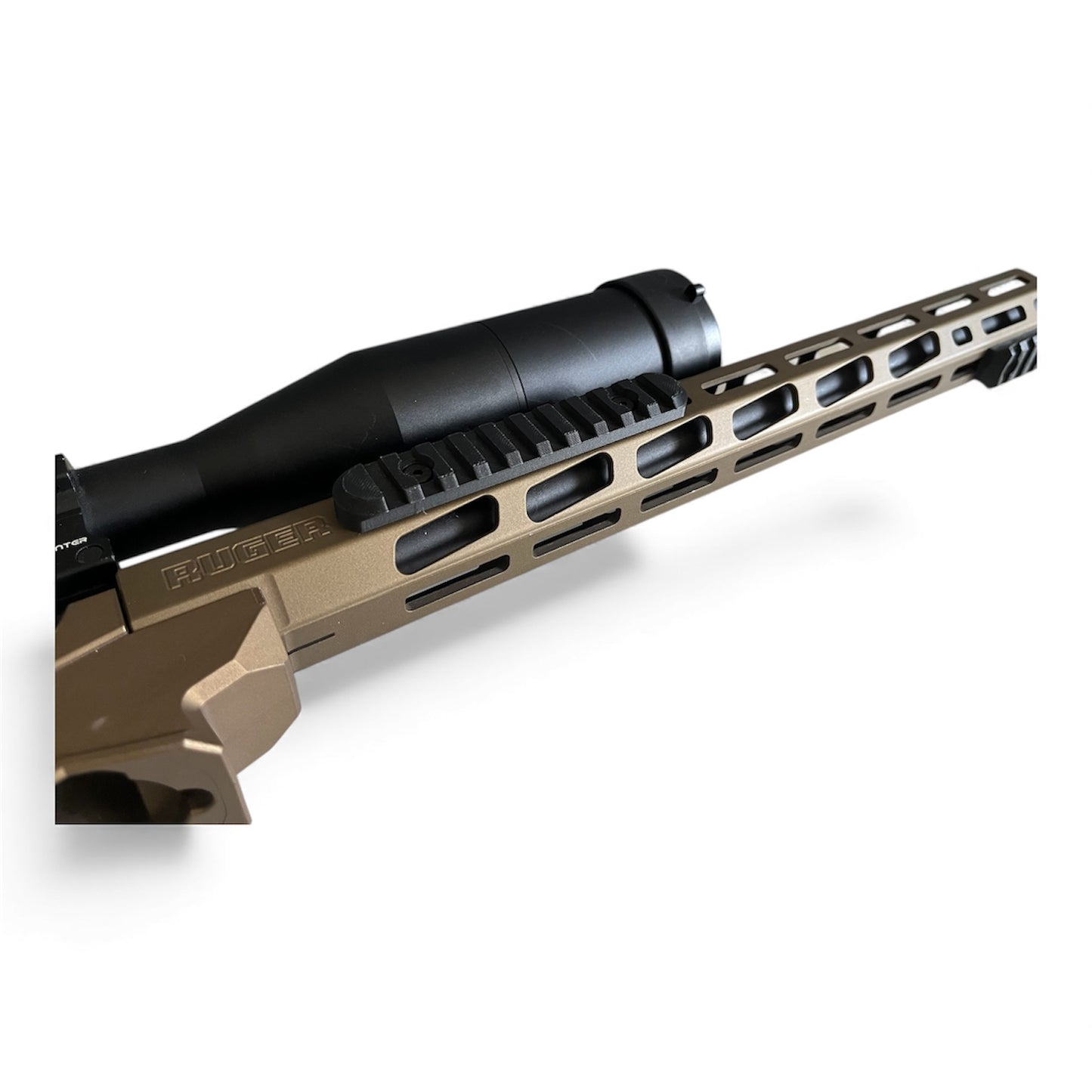 Rail picatinny M-LOCK 10 slots (Entraxe à 72mm)