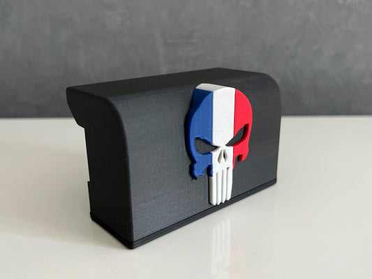 Récupérateur de douilles Aimanté Punisher Bleu Blanc Rouge