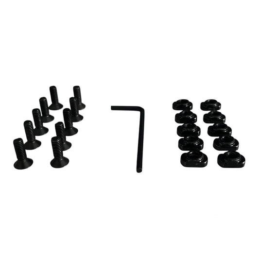 10 pièces / M-LOK vis et écrou  MLOK Rail Airsoft fusil chasse pistolet accessoires
